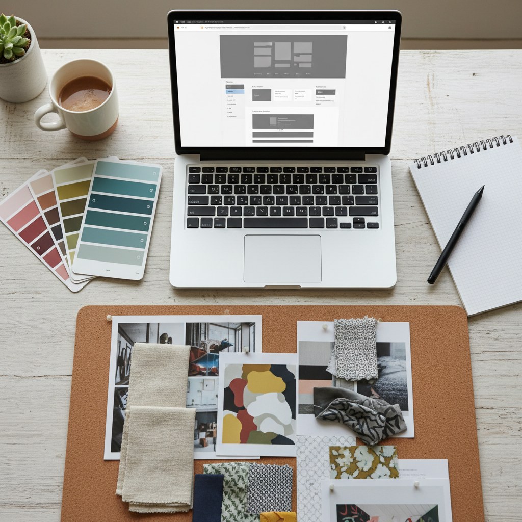 Interface Webflow Designer avec panneau de styles CSS visuel