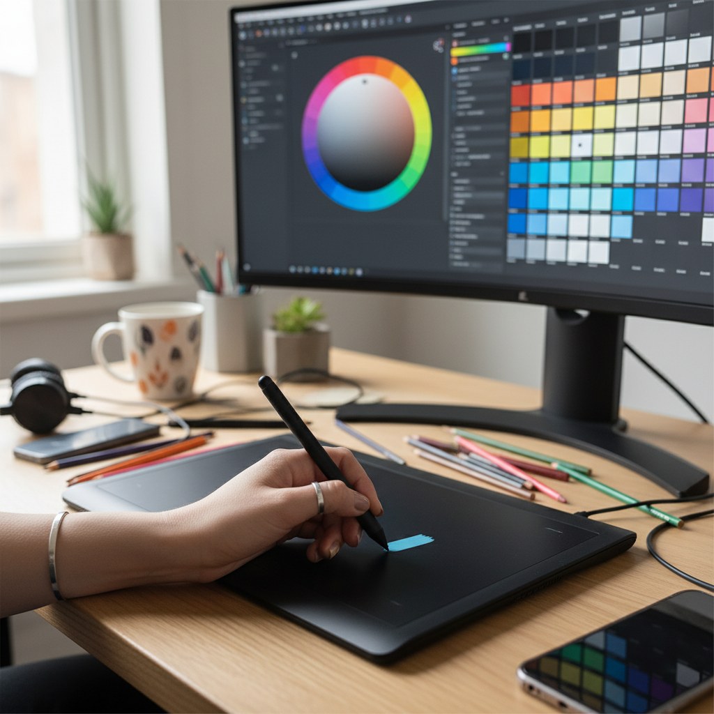 Page d'accueil avec typographie bold XXL en police variable sur fond minimaliste