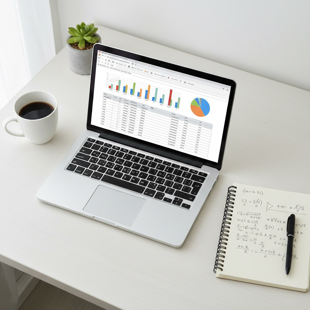 Poste de travail freelance web avec écrans et outils de développement