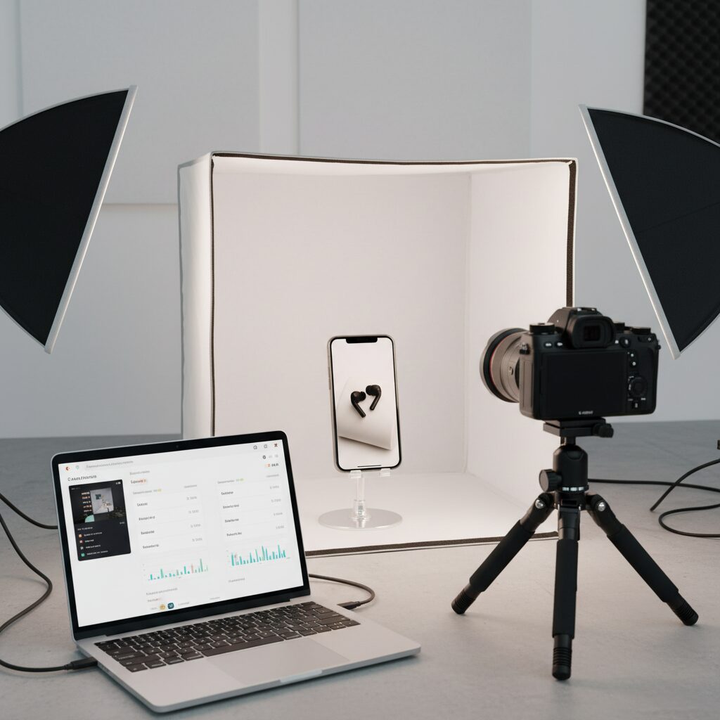 Studio photo produit professionnel pour le e-commerce