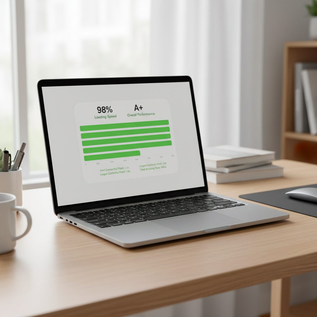 Test de performance web montrant l impact de l optimisation des images