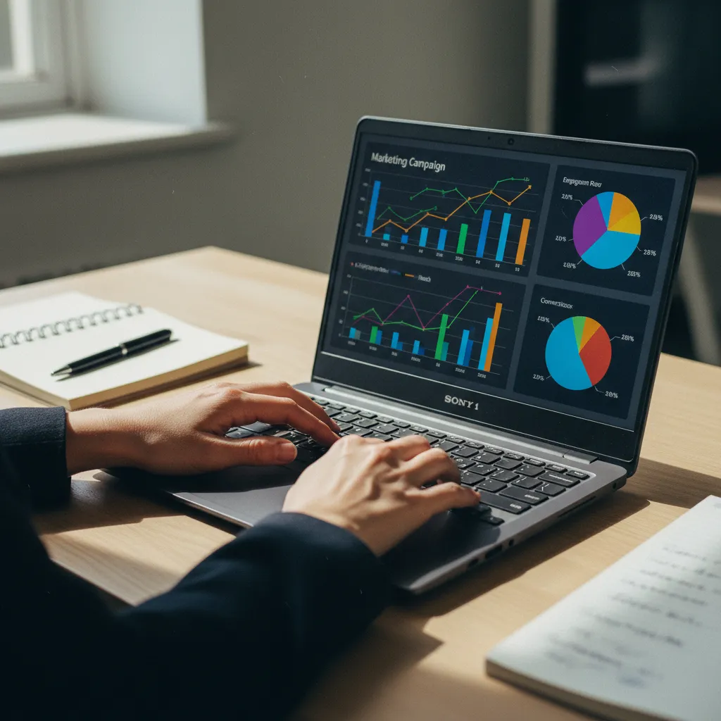Pilotage d'une campagne marketing digital avec suivi des indicateurs de performance