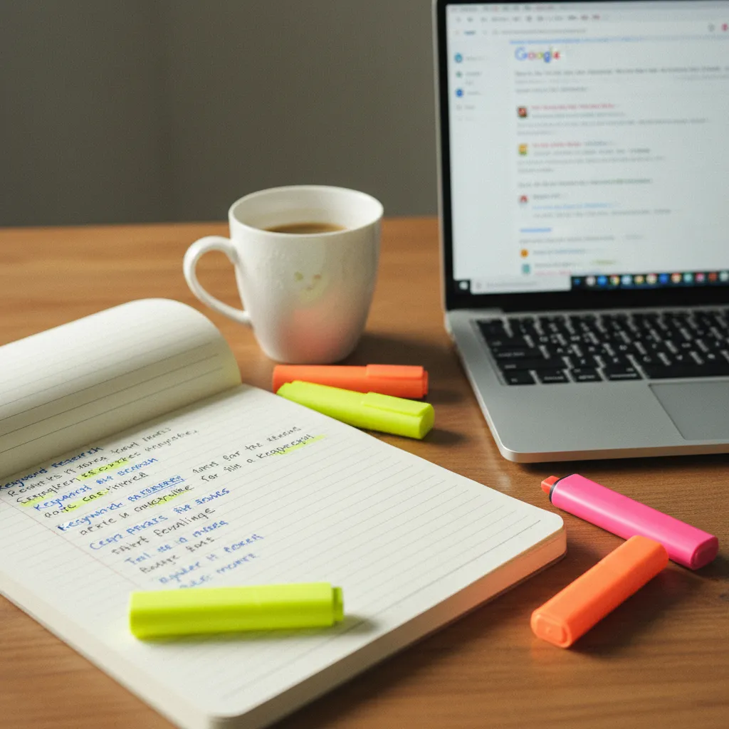 La recherche de mots-clés longue traîne commence par une analyse méthodique des intentions de recherche