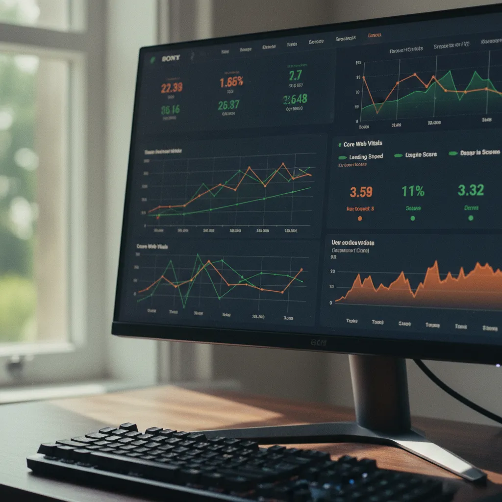 Les métriques de performance web affichées lors d'un audit PageSpeed Insights