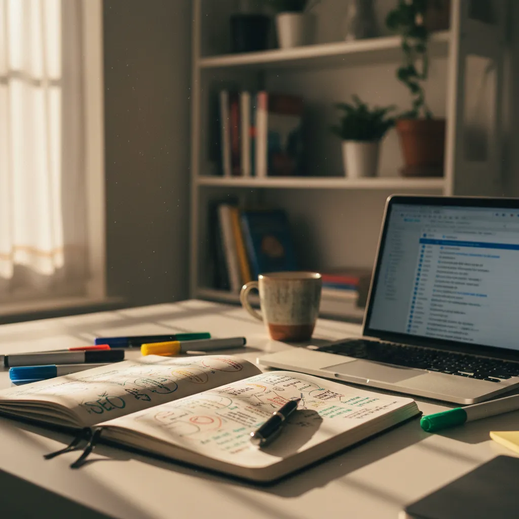 La recherche de mots-clés combinant outils numériques et prise de notes manuelle