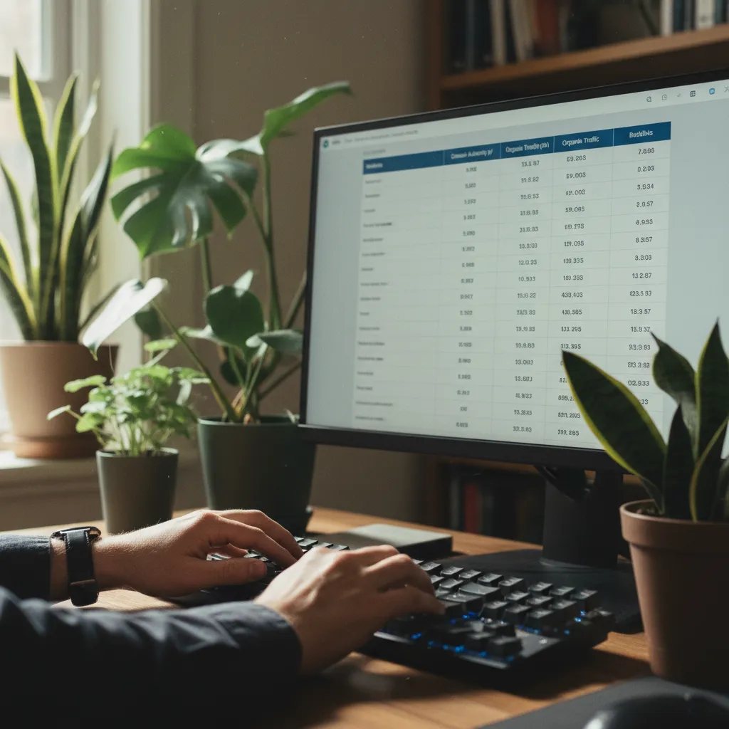 Comparaison des métriques de backlinks entre plusieurs outils SEO