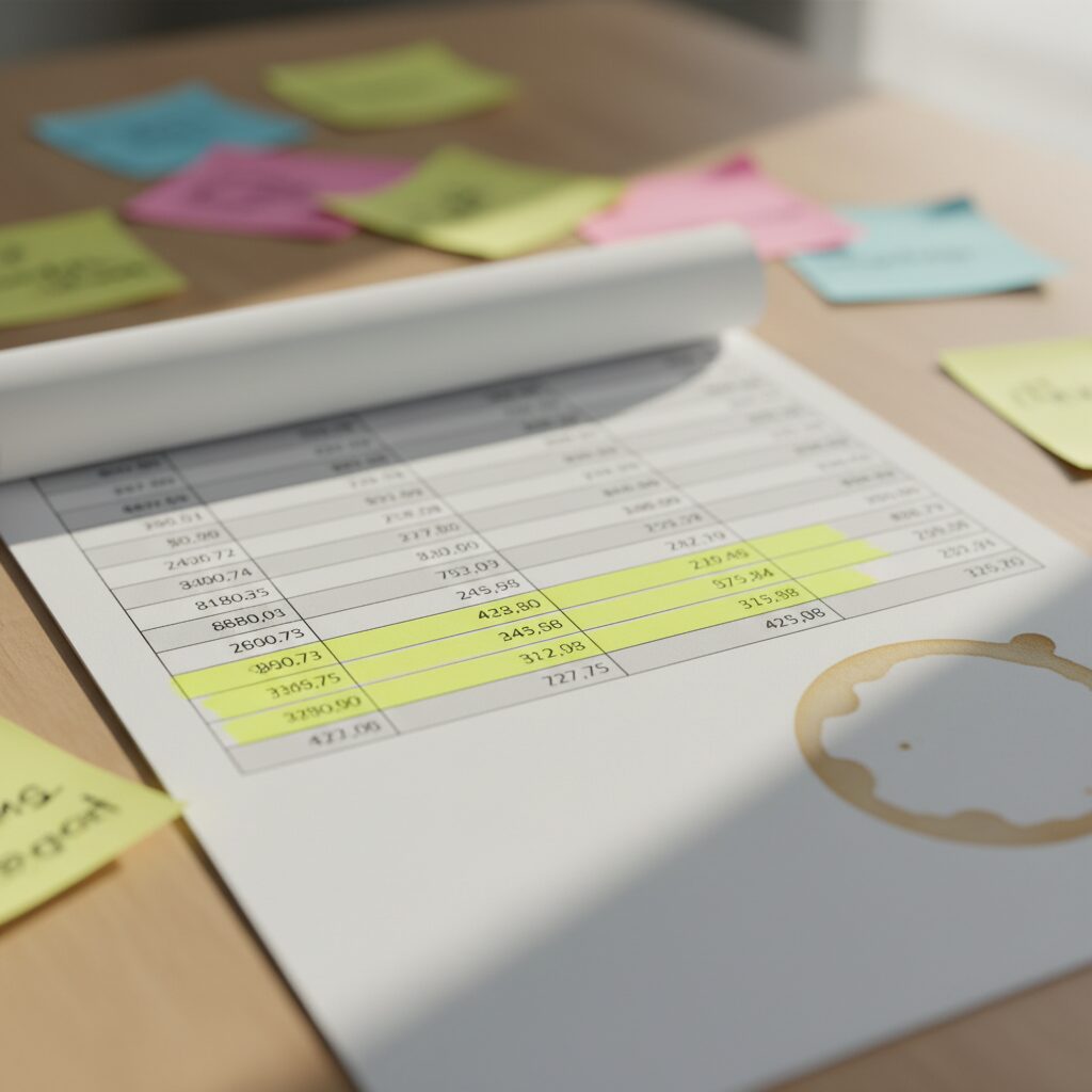 Tableau comparatif imprimé des charges sociales et fiscales par statut juridique freelance