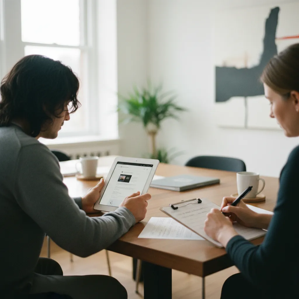 Session de test utilisateur pour évaluer l'ergonomie d'un site web
