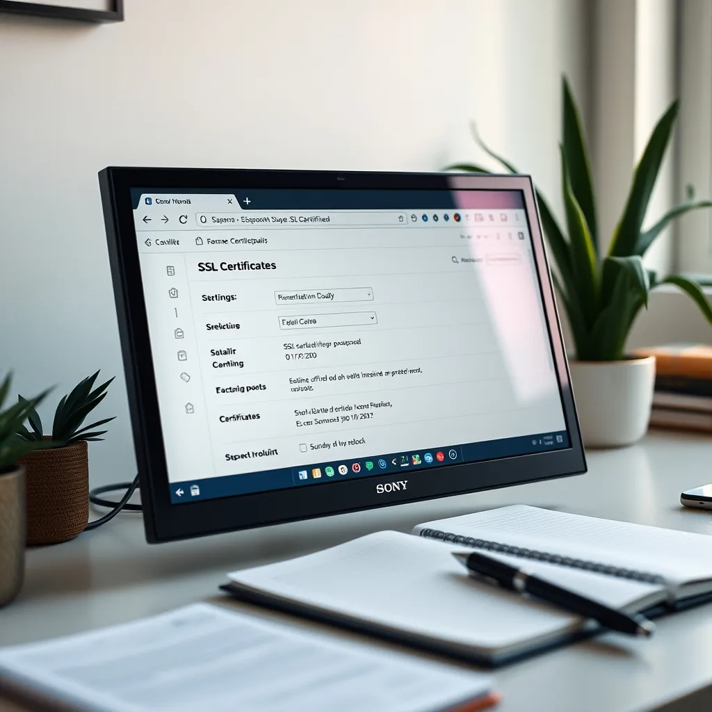 Vérifiez les détails du certificat SSL pour confirmer que l'installation est correcte