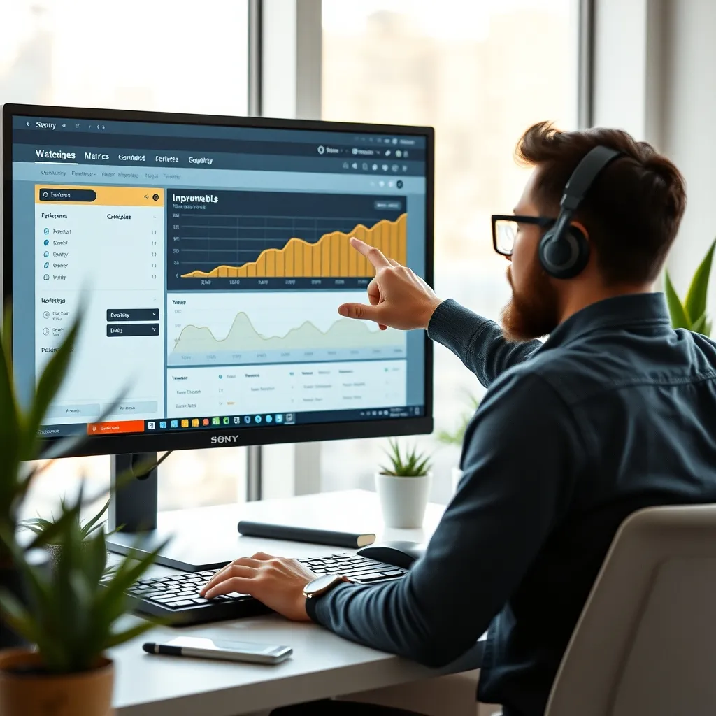 Analyse des causes d'un taux de rebond élevé sur un tableau de bord web